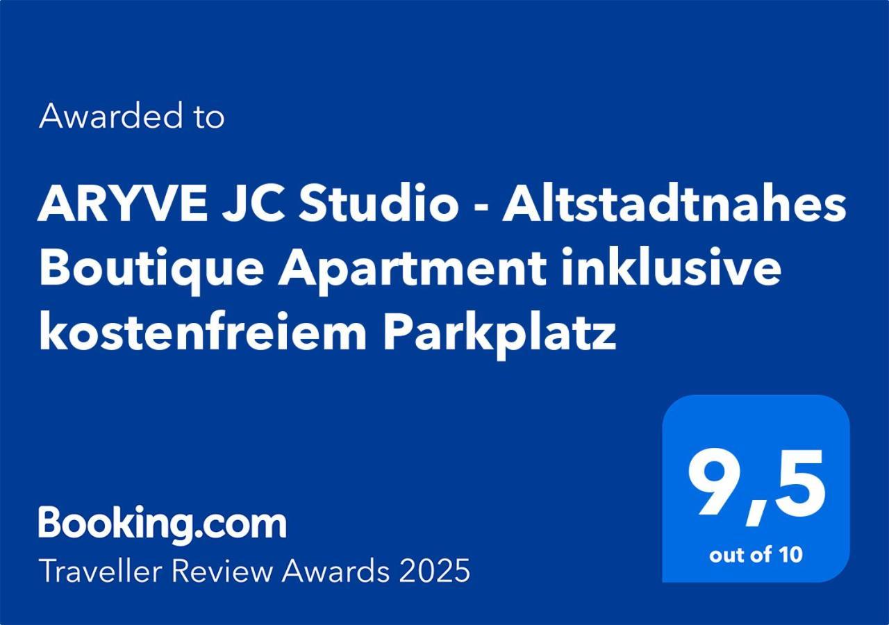 Aryve Jc Studio - Altstadtnahes Boutique Apartment Inklusive Kostenfreiem Parkplatz エアフルト エクステリア 写真